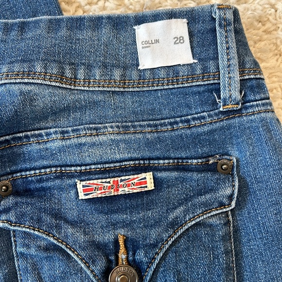 HUDSON 28 Collin Mid-Rise Skinny Jeans in Wonderwall, great pre loved condition - Picture 9 of 10